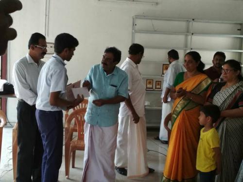 Prize-distribution-to-children-by-Dr.-N.-Jayaraj-M-L-A-for-an-elocution-competition